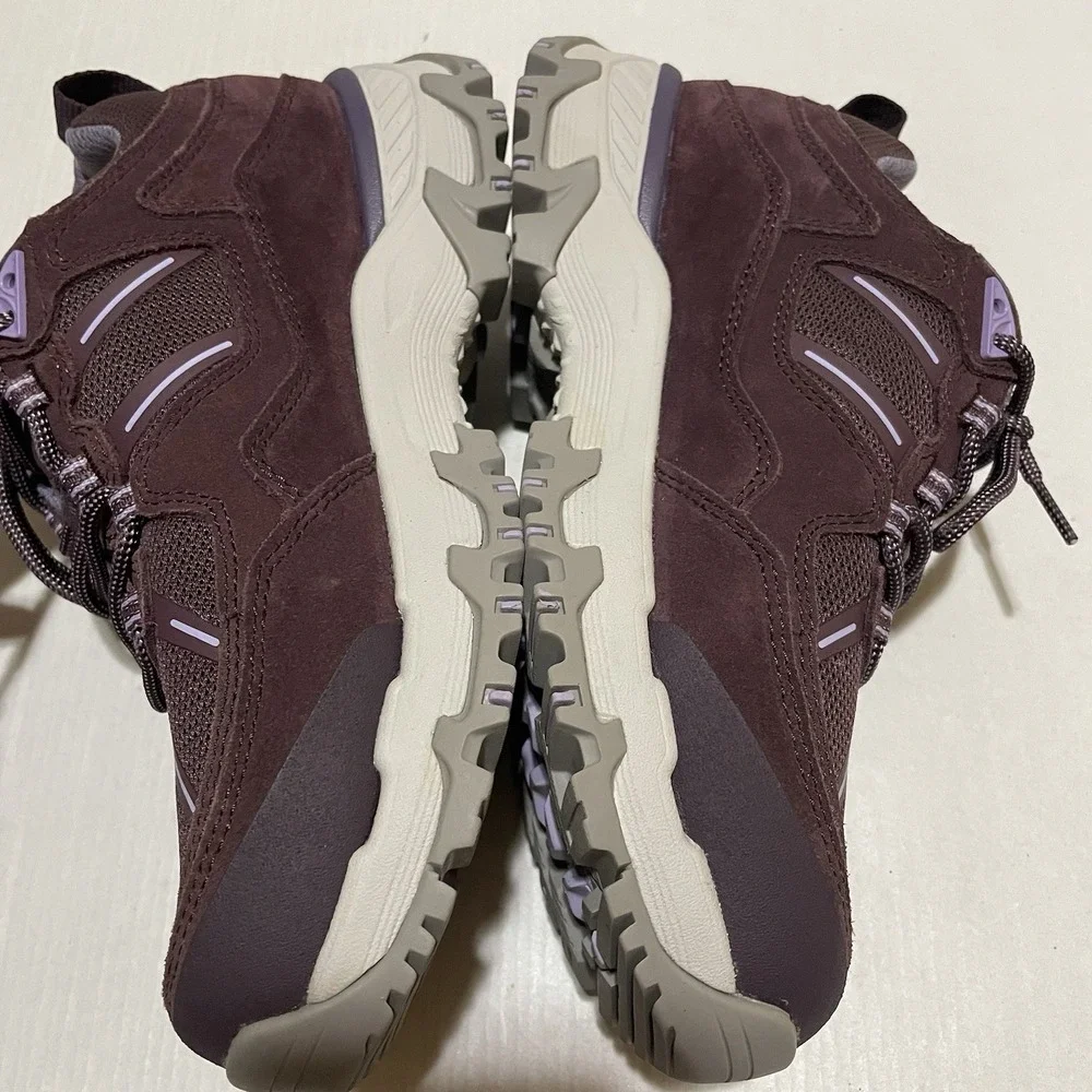 L.L.Bean Trail Model X Ventilated Hiking Shoes Women's 7.5 Wide Purple 523488